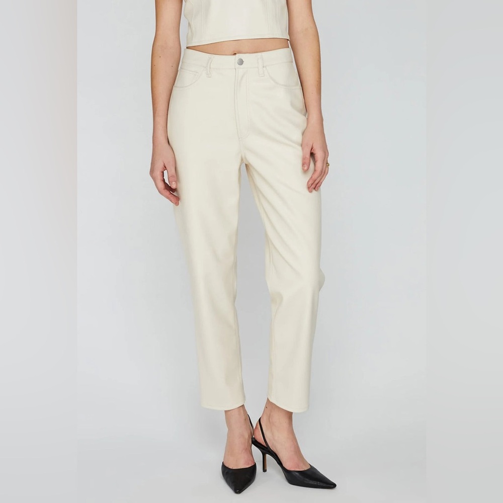 PRICE DROP!!
Perfect Fall Pants! Gentle Fawn Vegan Leather Cream Colored Pants